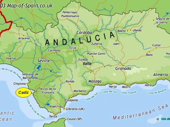 Andalucia 2004/04 Cadiz - 1 Karte